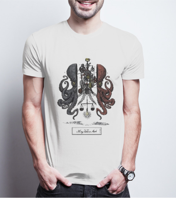 Hi My Name Is Mark Octopus Dissection T-Shirt
