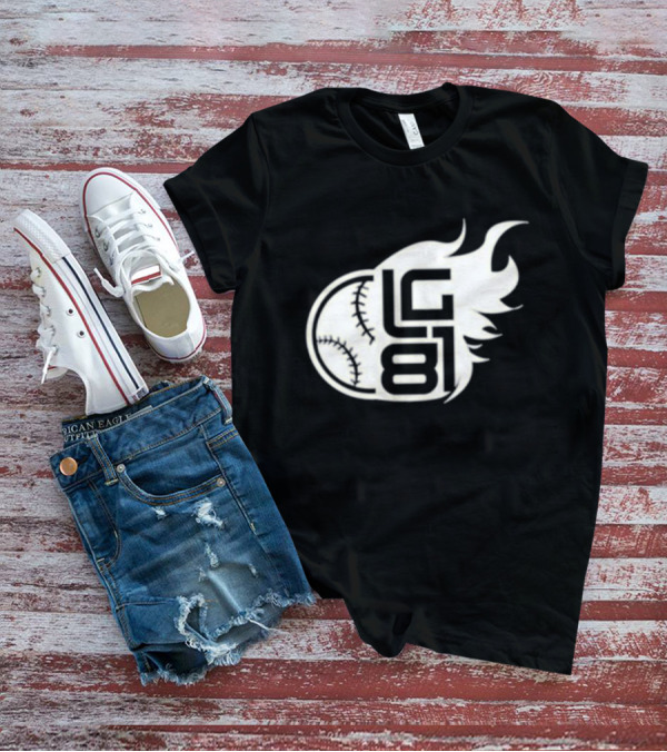 LG 81 Baseball Flames T-Shirt