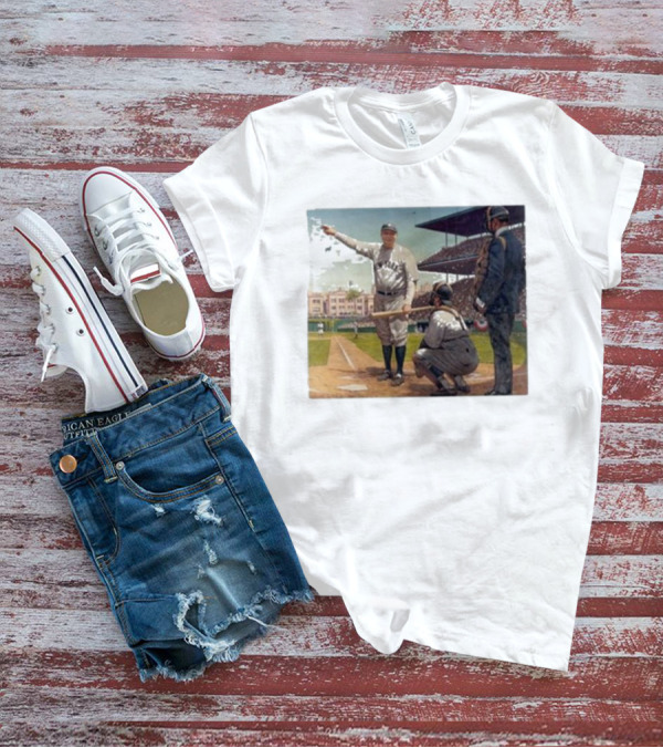 Babe Ruth Legendary Called Shot 1932 World Series Historic Baseball Moment T-Shirt
