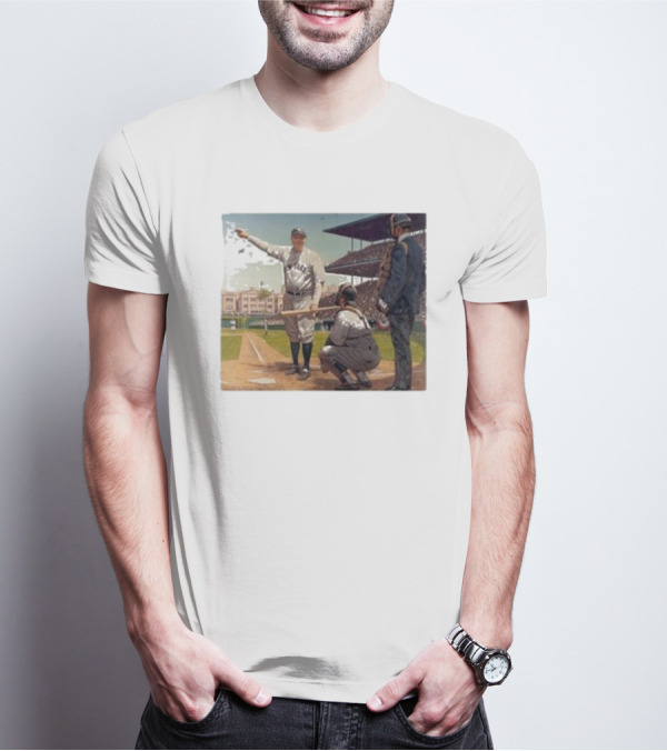Babe Ruth Legendary Called Shot 1932 World Series Historic Baseball Moment T-Shirt