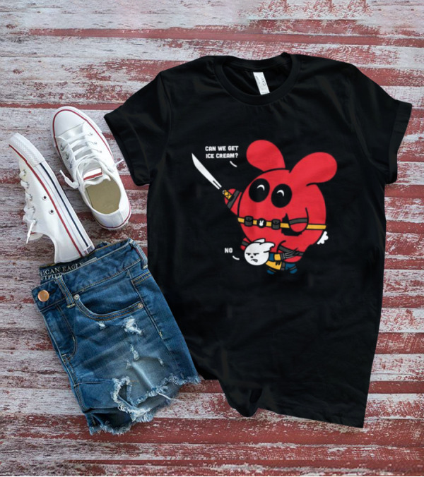 Can We Get Ice Cream No Exclusive Deadpool Rabbit T-Shirt