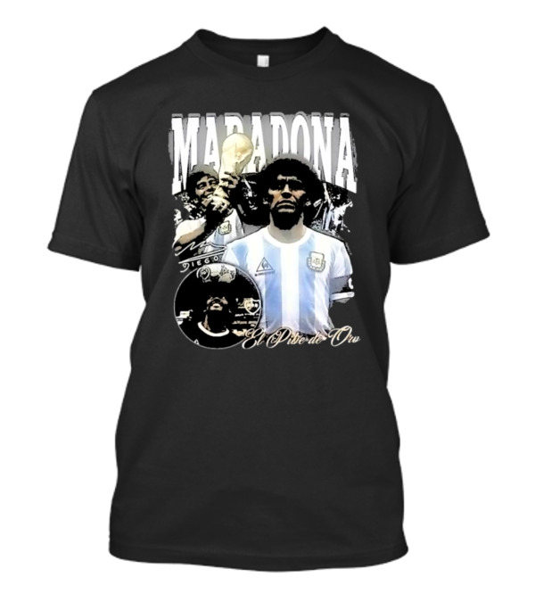 Maradona 2024 Diego El Pibe De Oro Golden Boy T-Shirt