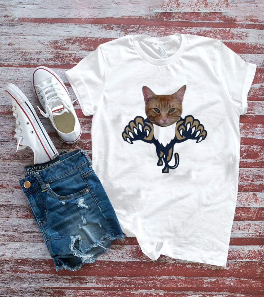 Florida Panthers Cat Head Logo Paul Maurice T-Shirt