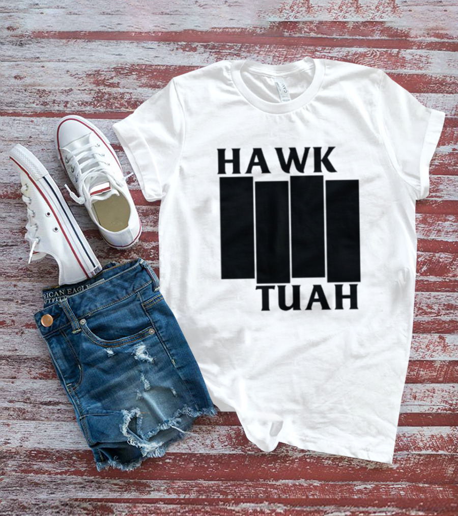 Hawk Tuah Black Flag T-Shirt