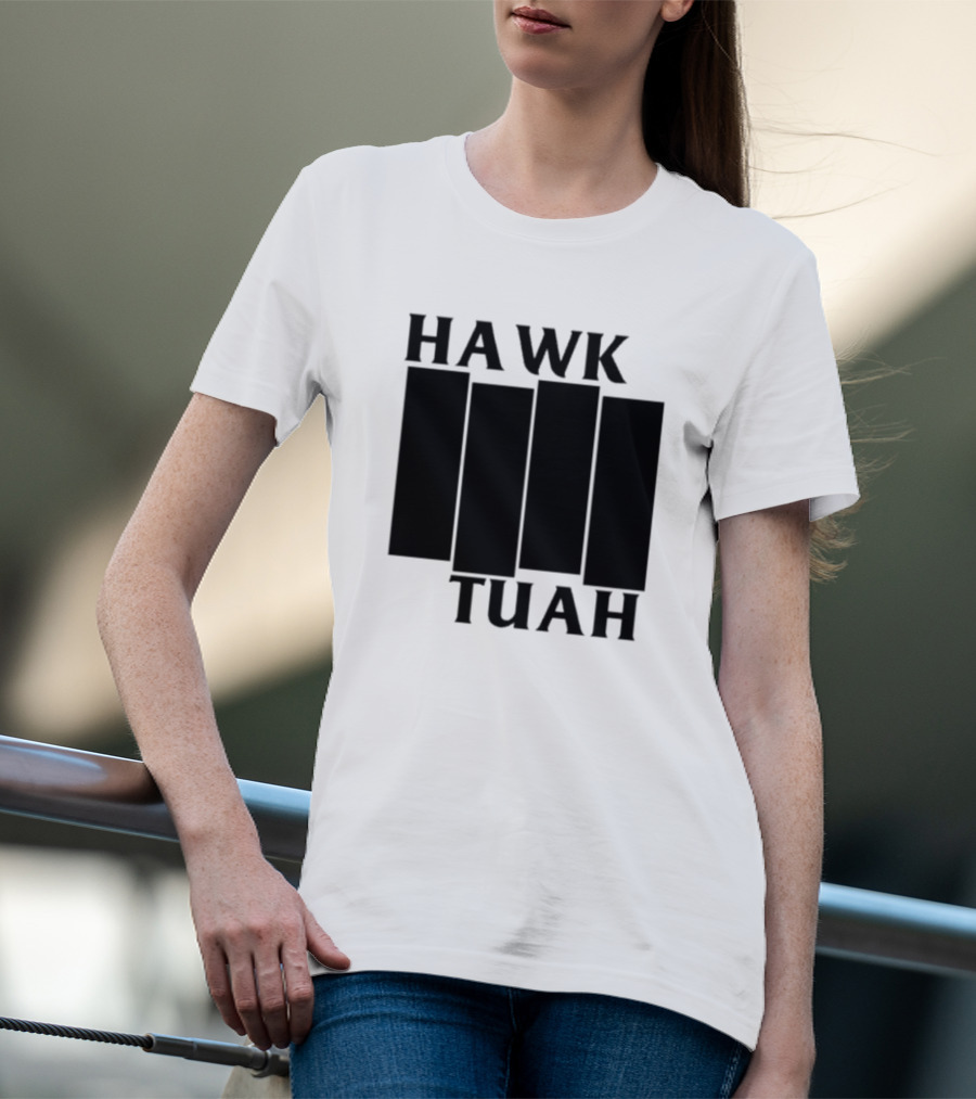 Hawk Tuah Black Flag T-Shirt