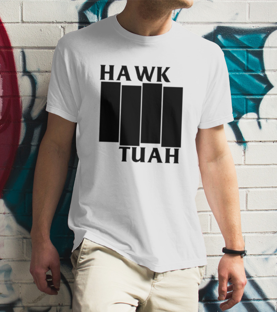 Hawk Tuah Black Flag T-Shirt