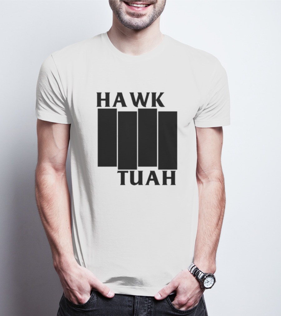 Hawk Tuah Black Flag T-Shirt