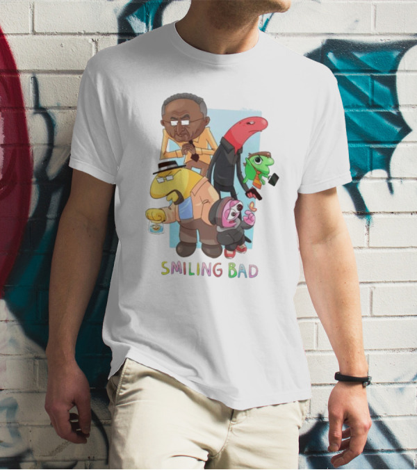 Smiling Bad Characters Joolianee Inspired Cartoon T-Shirt
