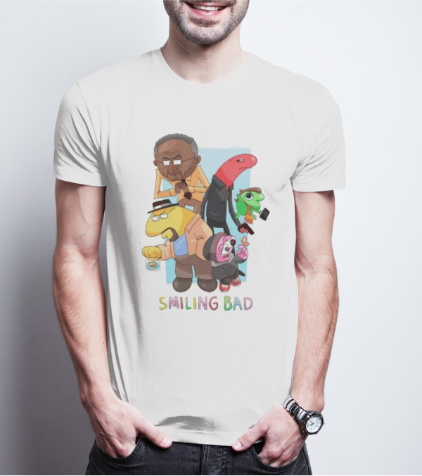 Smiling Bad Characters Joolianee Inspired Cartoon T-Shirt