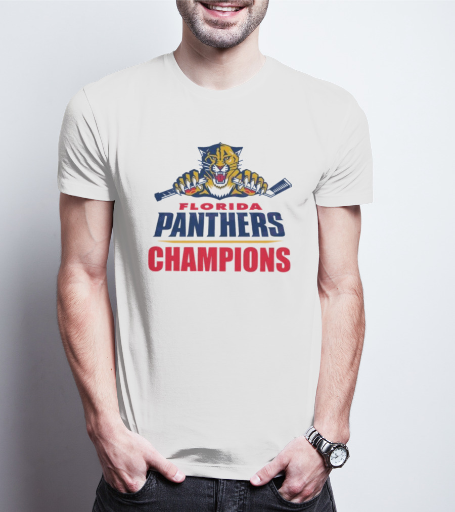 Florida Panthers Champions 2024 Mascot T-Shirt