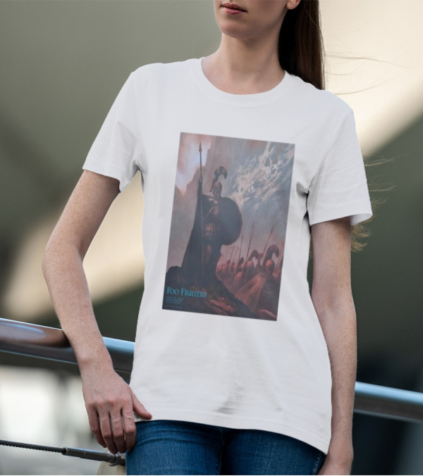 Foo Fighters June 27 2024 Villa Park Birmingham UK Spartan Warrior T-Shirt