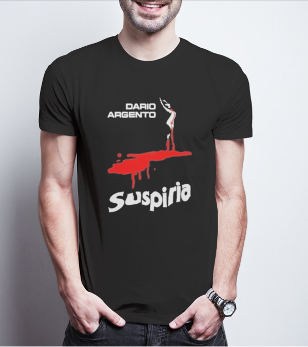 Dario Argento Suspiria Louisa Red Silhouette Blood Splatter T-Shirt