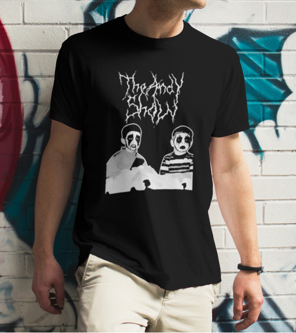 The Andy Show Corpse Paint Black Metal Duo T-Shirt