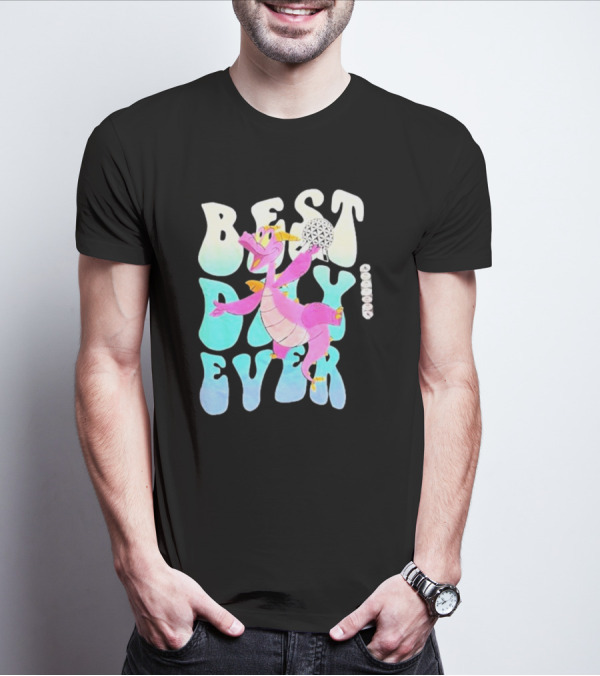 Best Day Ever Figment Dragon Epcot Spaceship Earth T-Shirt