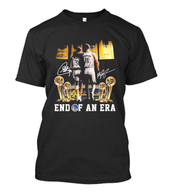 End Of An Era Klay Thompson World Champions 2015-2018 T-Shirt