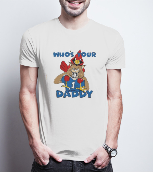Louisville Cardinals Kentucky Wildcats Who’s Your Daddy Rivalry Question T-Shirt