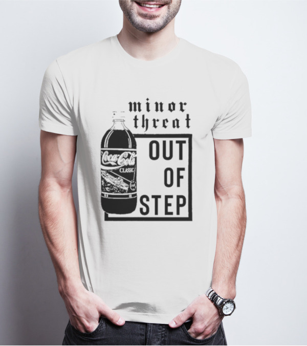 Minor Threat Out Of Step Coca-Cola Classic Bottle T-Shirt
