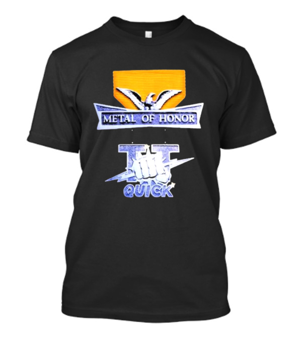 Metal Of Honor Quick Tour ’86 Fist Lightning Emblem T-Shirt
