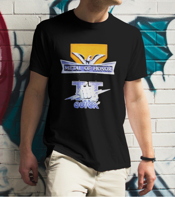 Metal Of Honor Quick Tour ’86 Fist Lightning Emblem T-Shirt