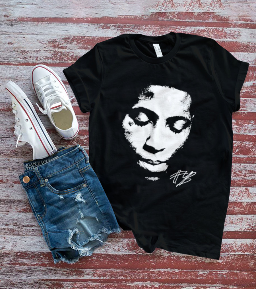 Never Broke Again Lonely Child NBA YoungBoy Signature Black And White Face T-Shirt