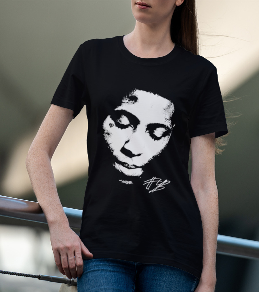 Never Broke Again Lonely Child NBA YoungBoy Signature Black And White Face T-Shirt