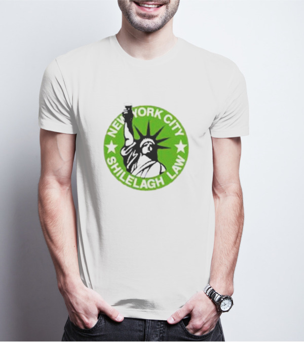 New York City Shilelagh Law Statue Of Liberty Beer T-Shirt