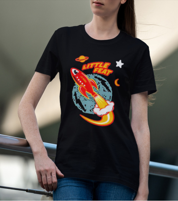 Little Feat Rocketship Planetary Adventure T-Shirt