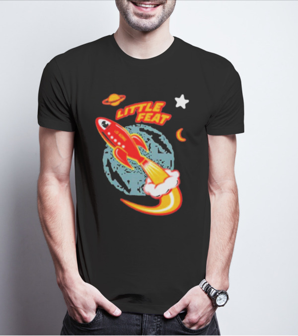Little Feat Rocketship Planetary Adventure T-Shirt