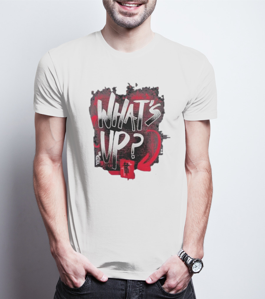 What's Up Bold Graphic R-Truth T-Shirt