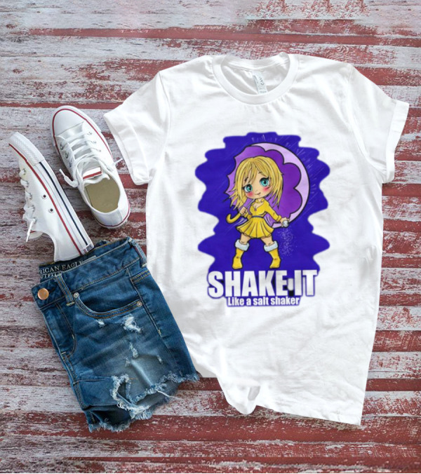 SHAKE IT Like A Salt Shaker Anime Girl T-Shirt