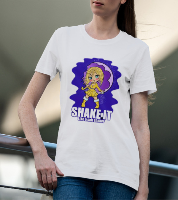 SHAKE IT Like A Salt Shaker Anime Girl T-Shirt