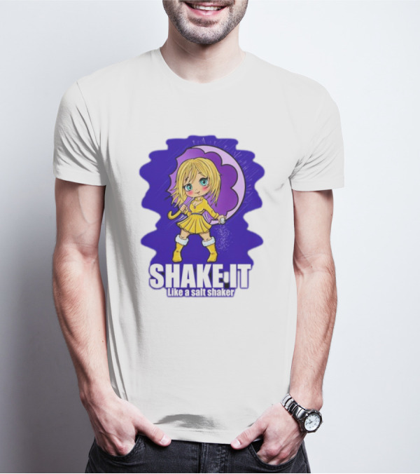SHAKE IT Like A Salt Shaker Anime Girl T-Shirt