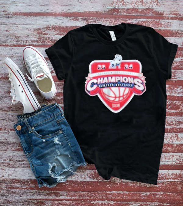 Samford Bulldogs Champions 2024 Southern Conference Basketball SoCon T-Shirt