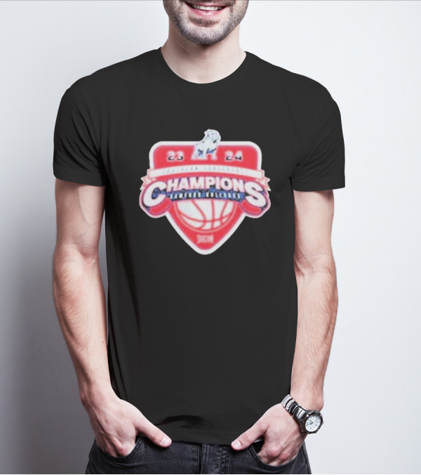 Samford Bulldogs Champions 2024 Southern Conference Basketball SoCon T-Shirt