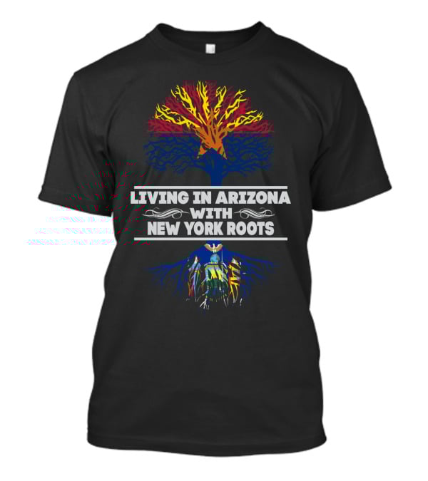 Arizona Desert Life Meets New York City Heritage With Vibrant Tree Symbolism T-Shirt