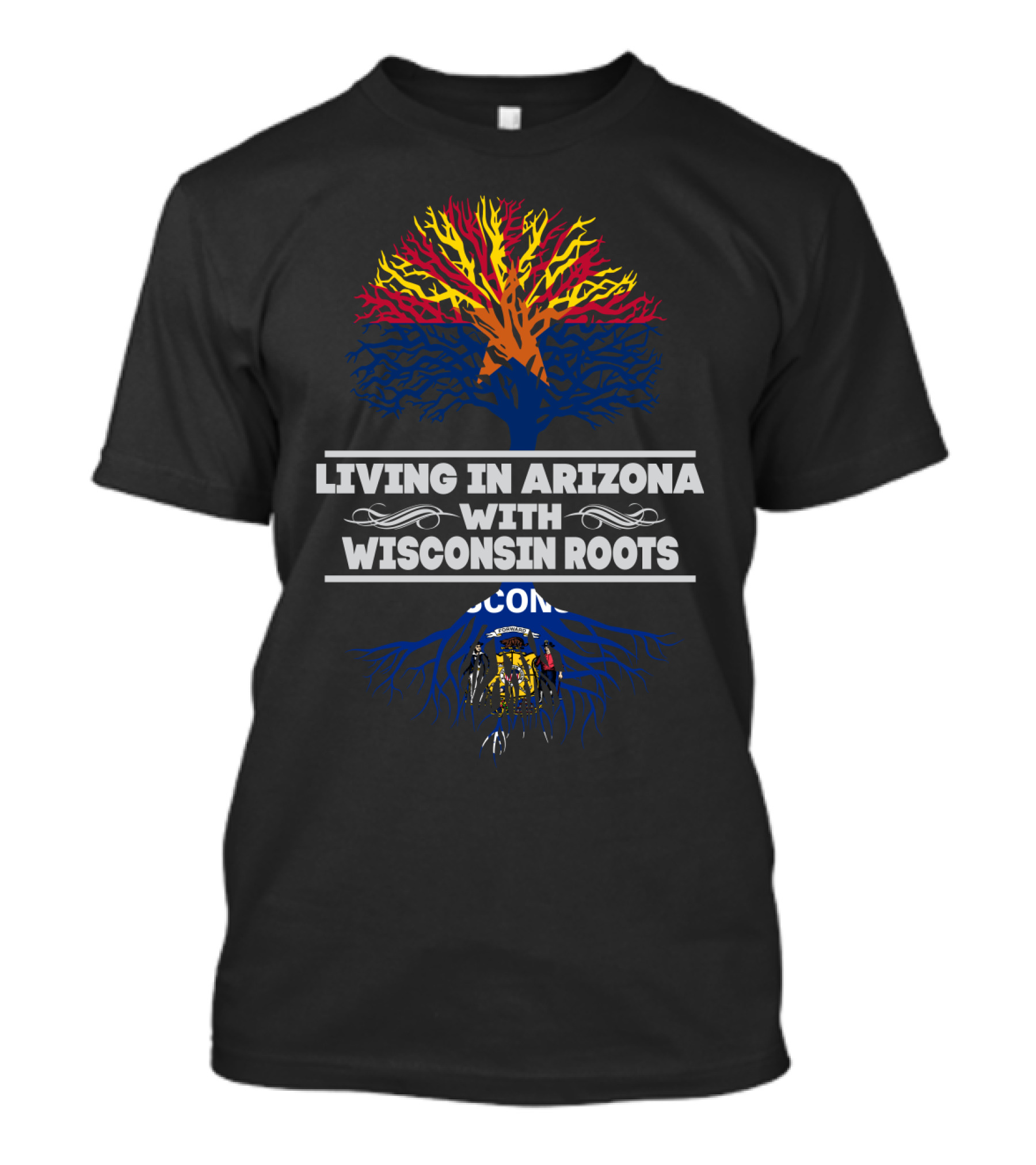 Arizona Lifestyle Embracing Wisconsin Heritage With Tree T-Shirt