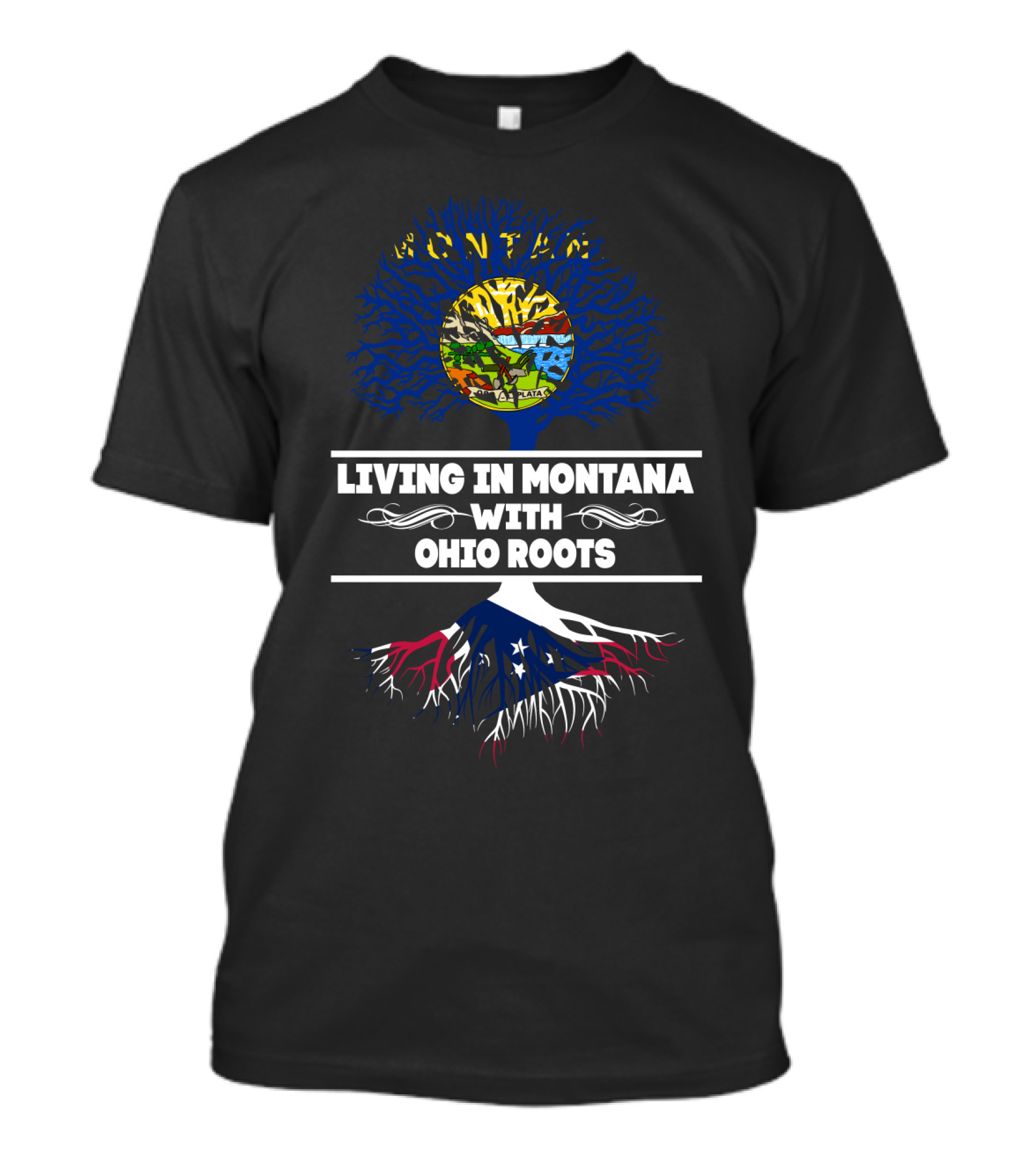 Moving To Montana With Deep Ohio Heritage Connection T-Shirt