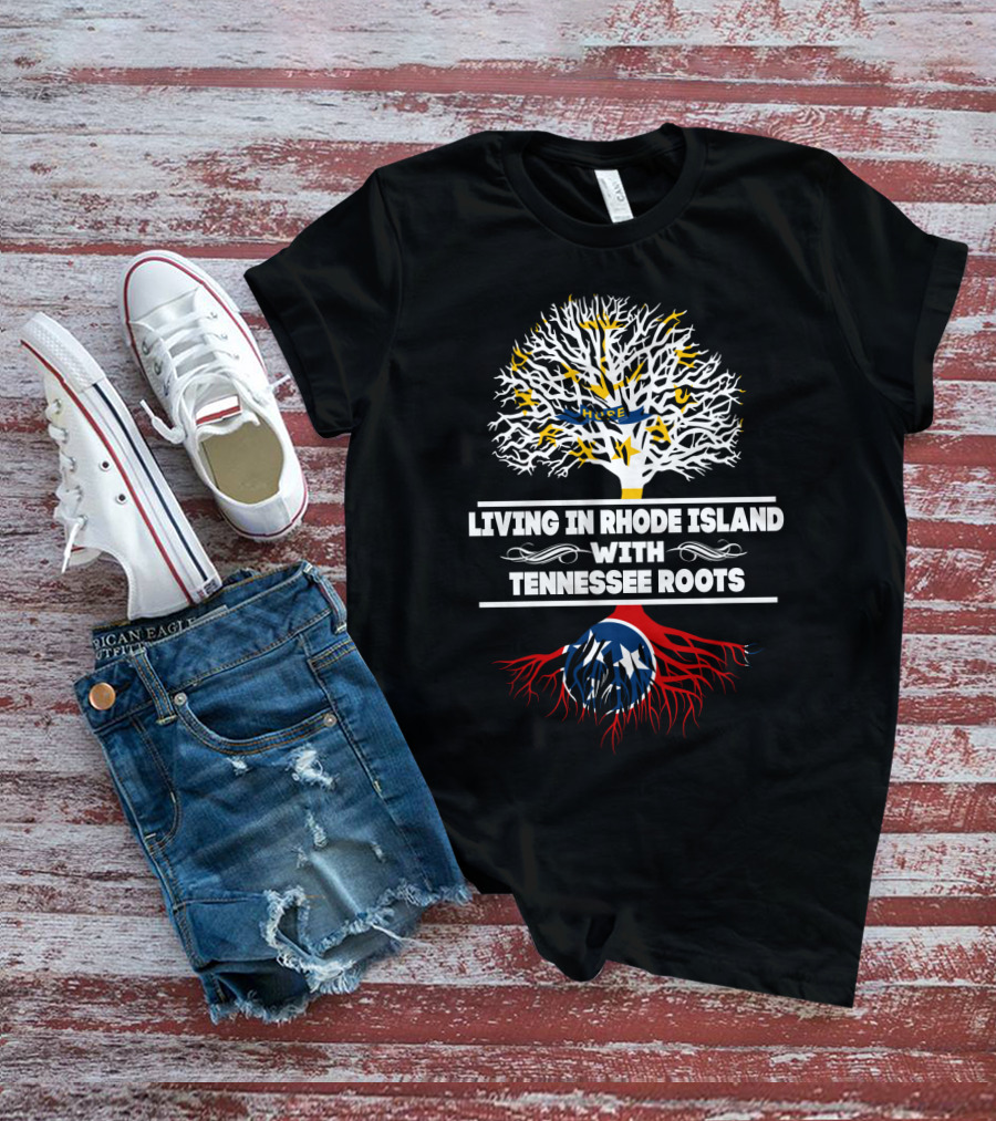 Rhode Island Life Tennessee Tree Roots T-Shirt