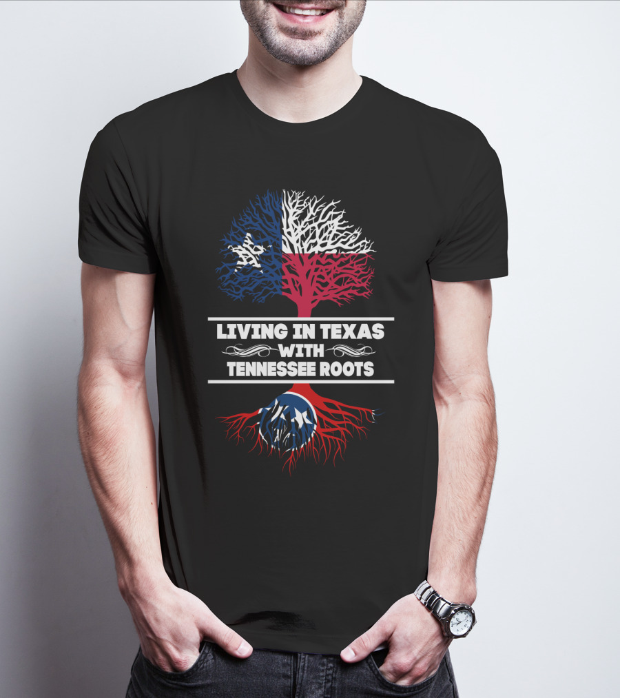 Texas Pride And Tennessee Heritage: Blending Lone Star State With Deep-rooted Volunteer Spirit T-Shirt