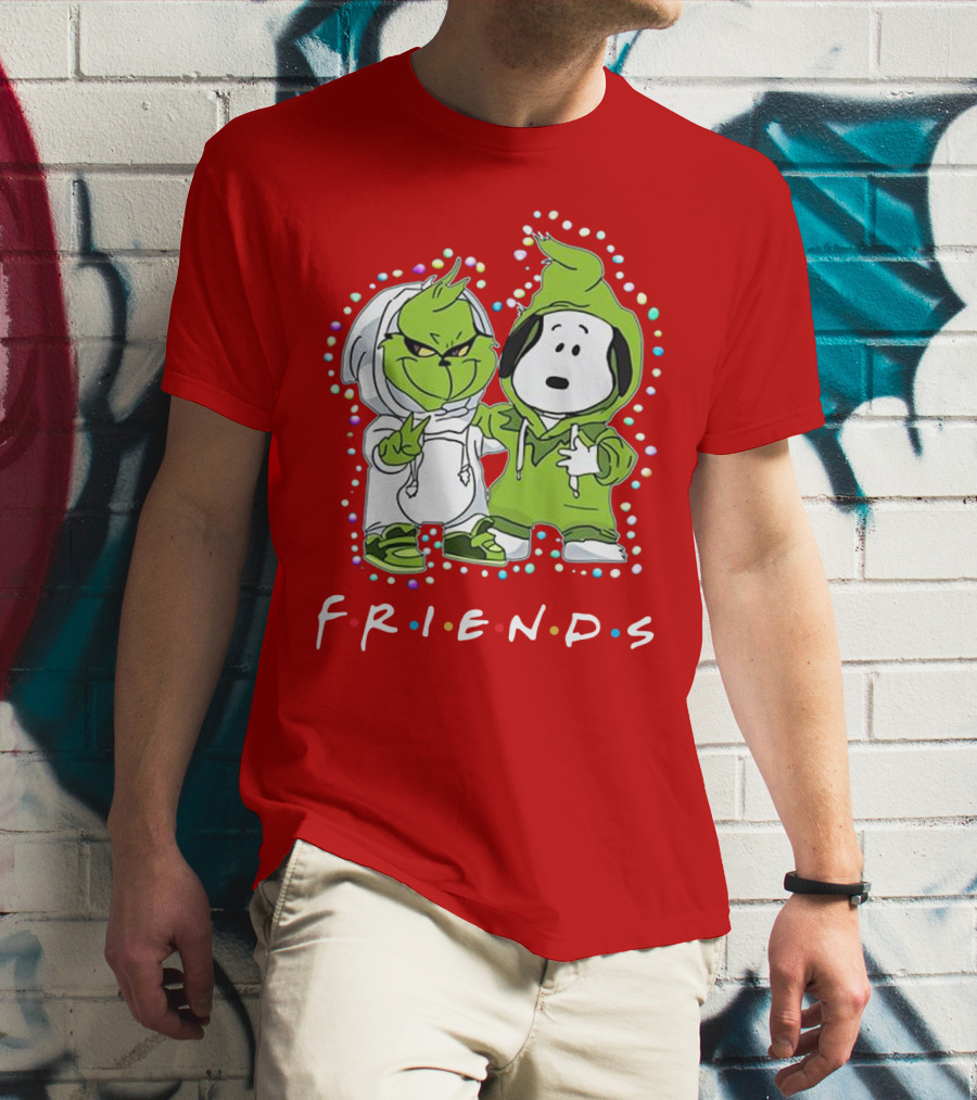 Baby Snoopy And Grinch Friends TV Show Hoodie Characters T-Shirt