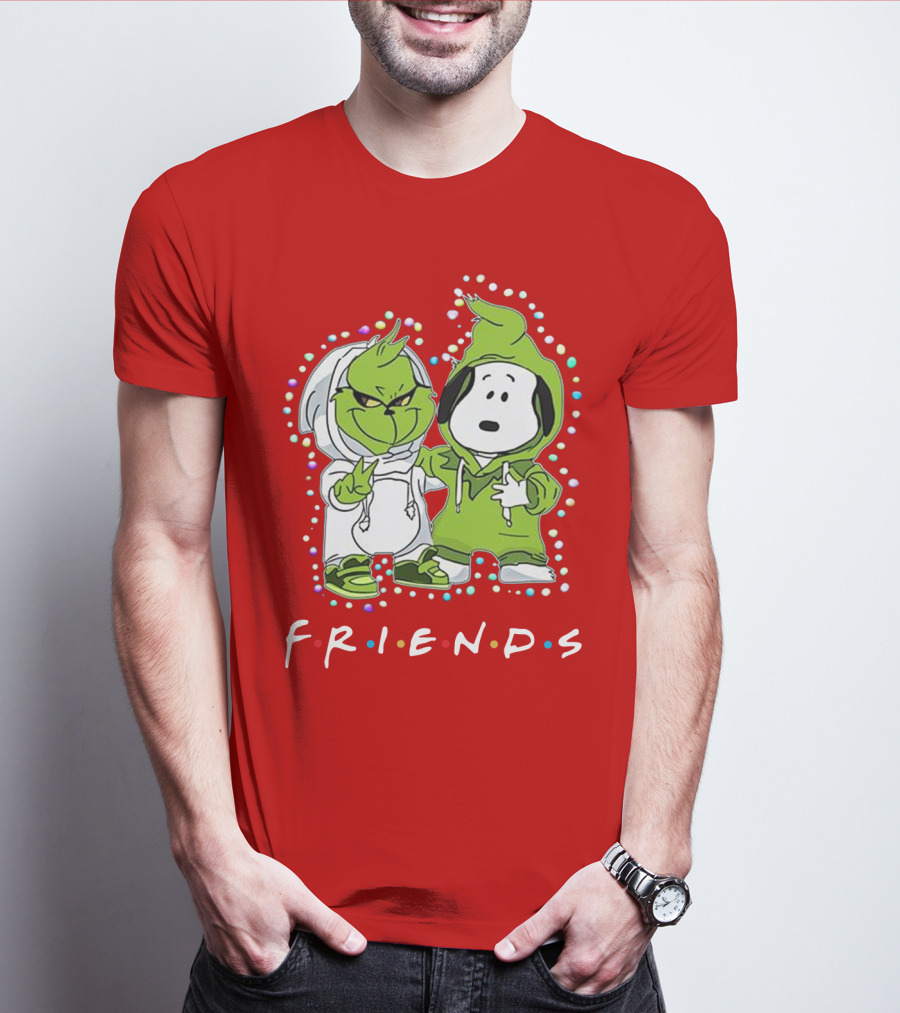 Baby Snoopy And Grinch Friends TV Show Hoodie Characters T-Shirt