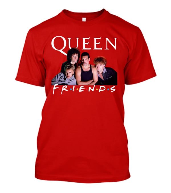 Queen Band Friends TV Show Mashup T-Shirt