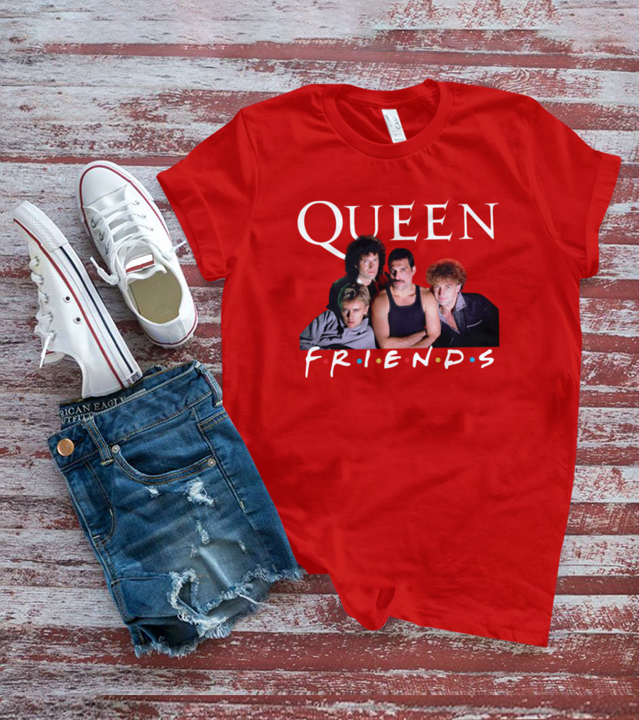 Queen Band Friends TV Show Mashup T-Shirt