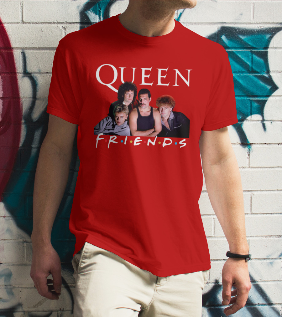 Queen Band Friends TV Show Mashup T-Shirt