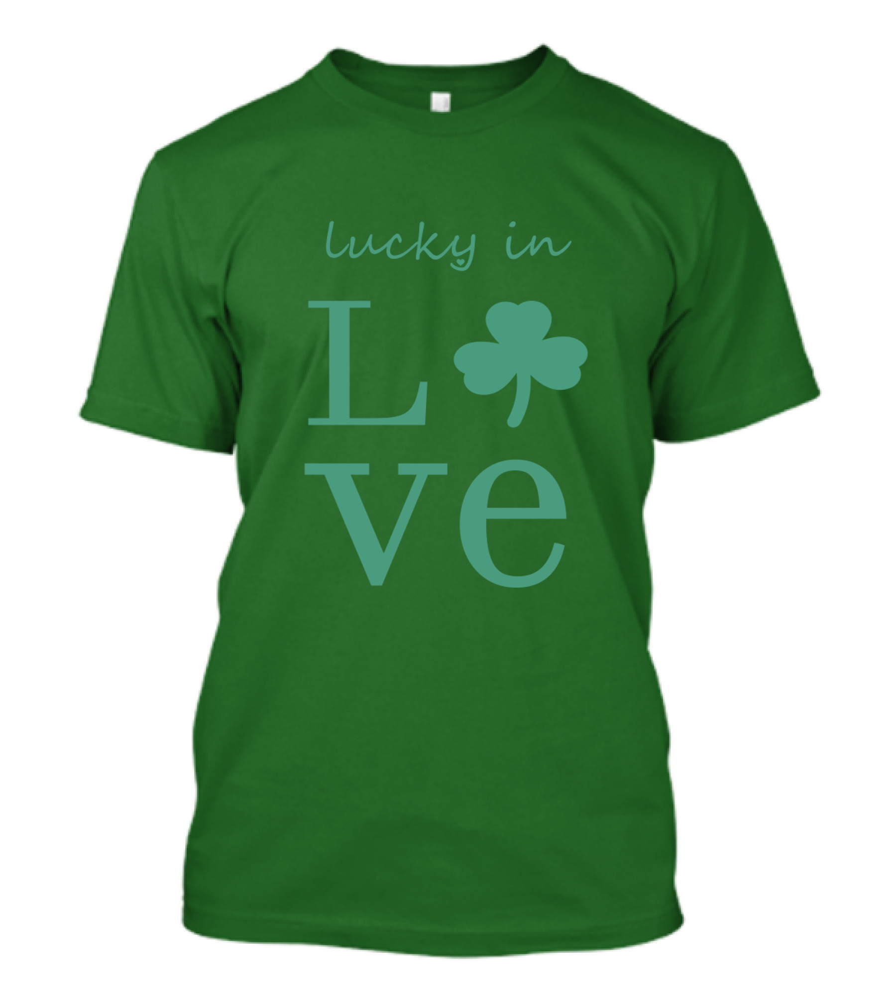 Lucky In Love Shamrock Irish St Patrick's Day T-Shirt