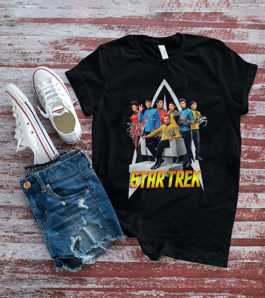Star Trek Cast Character Ensemble T-Shirt