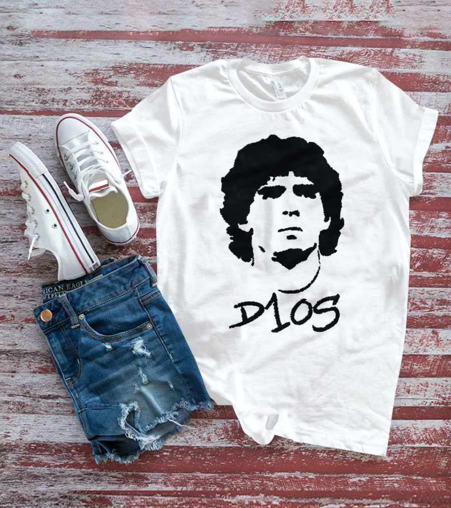 Diego Maradona D1OS Iconic Portrait Legend T-Shirt