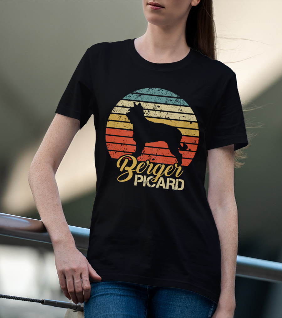 Retro Sunset Berger Picard T-Shirt
