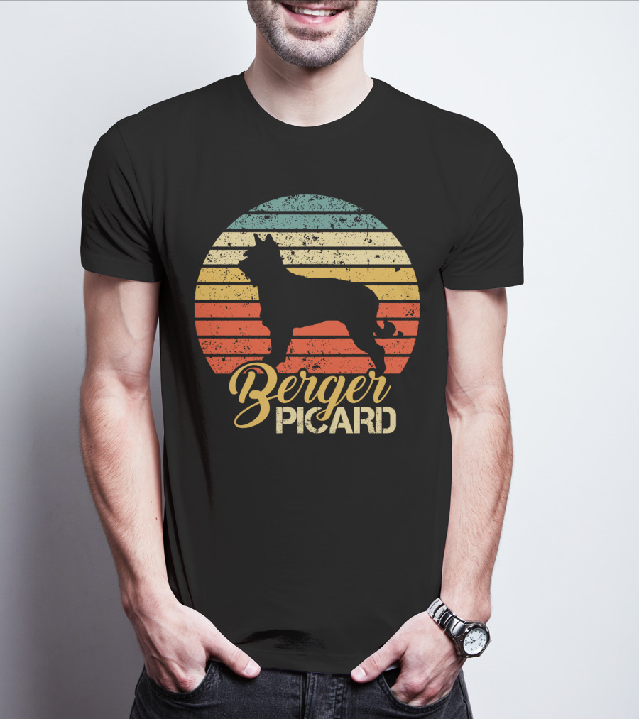 Retro Sunset Berger Picard T-Shirt