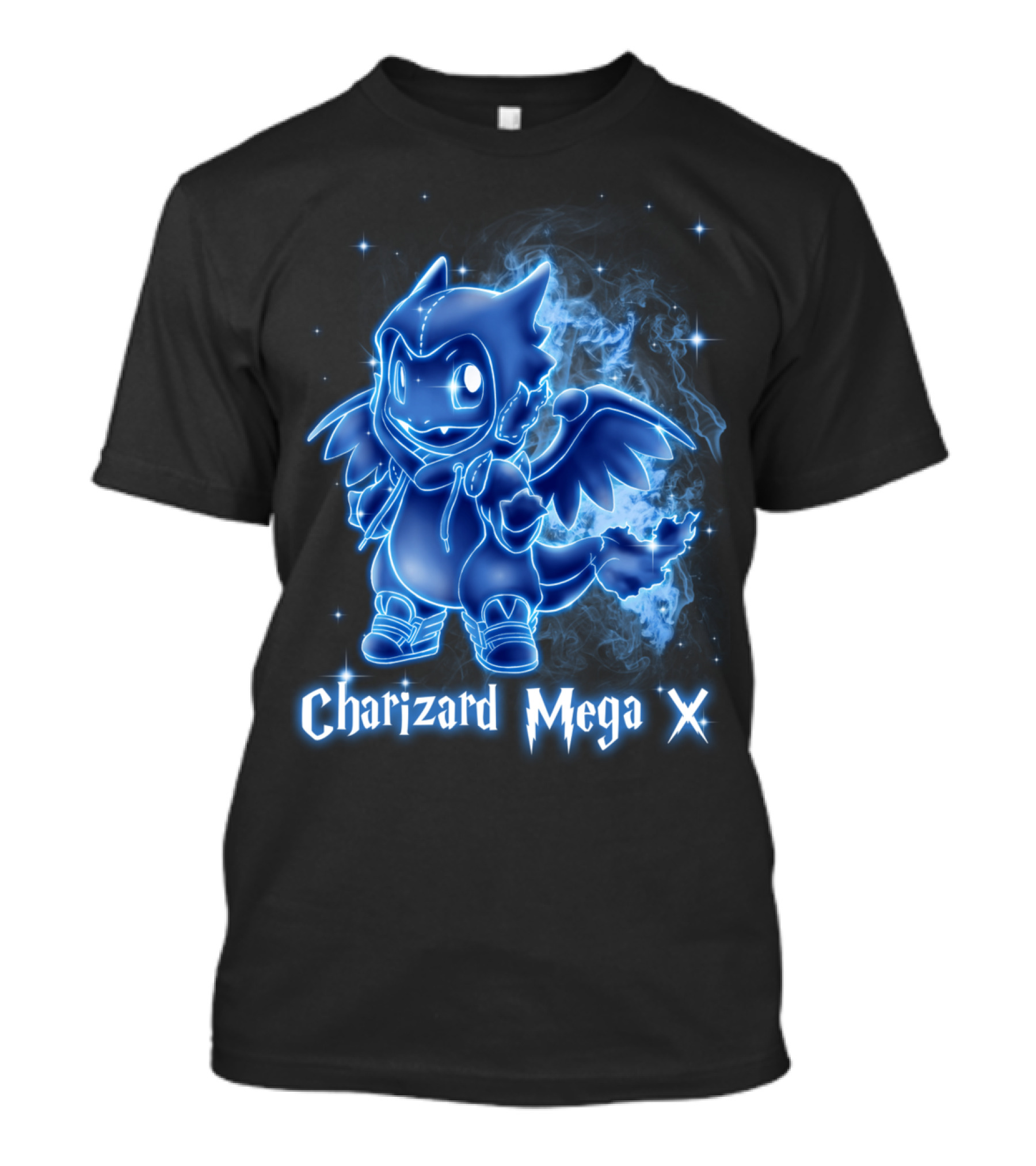Charizard Mega X Pokemon Patronus T-Shirt